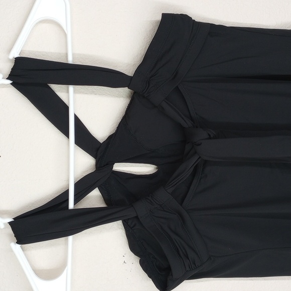 Athleta Black Kiki Halter Swim Dress Women's size Medium - Picture 7 of 16
